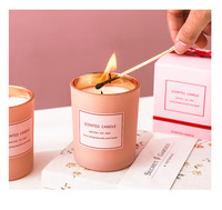 Velas Decorativas con Flores, Marca Privada, Aromáticas, de Lujo, Regalos de Boda para Invitados, Más Vendidas