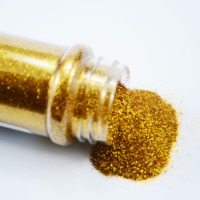 Vente en gros de 1 kg de paillettes dorées fines en PET pour artisanat, avec formes hexagonales/carrées, épaisseur de 38 microns, pour projets de bricolage G2100