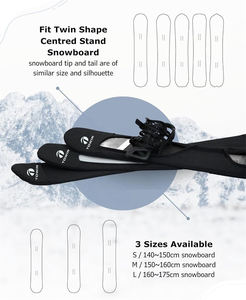 Housse de sac de ski réglable portable avec logo personnalisé housse de <span class=keywords><strong>snowboard</strong></span> en polyester avec bandoulière - Product Image 4