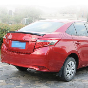 For Toyota Vios Yaris Spoiler 2014-2017 ABS <b>Plastic</b> Unpainted Color Trunk Lid Spoiler Trunk Lip Wing Car Accessories - Product Image 3