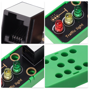 带外壳的儿童易插头杆电子积木交通灯发光二极管模块 - Product Image 3
