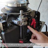 Moteur de démarrage électrique 697-81800-10 / 31100-95240 / 5081490M compatible avec les moteurs hors-bord Yamaha Tohatsu Mercury Nissan 55HP 2 temps