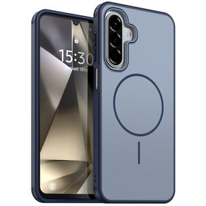Funda para teléfono Samsung A17, simple, magnética, con tacto de piel, de cobertura total y a prueba de golpes. - Product Image 4