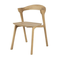 Chaise de salle à manger moderne en bois de chêne massif pour la maison, l'hôtel, les événements de mariage