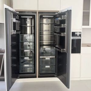 Baru 528L Built-in Perancis Side-by-Side kulkas Freezer-Free kompresor plastik energi efisien kebisingan rendah Hotel Rumah Tangga US - Product Image 5