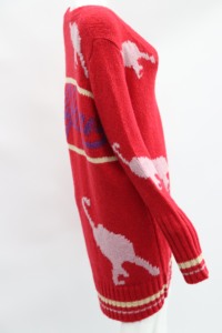 <span class=keywords><strong>Cardigan</strong></span> in misto lana da donna alla moda <span class=keywords><strong>cardigan</strong></span> in maglia oversize Jacquard autunno inverno <span class=keywords><strong>rosso</strong></span> <span class=keywords><strong>lungo</strong></span> - Product Image 2