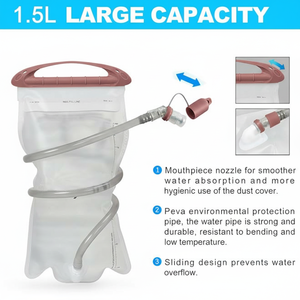 Chaleco de Hidratación, Mochila para Bebidas, Paquete de 12 Bolsas de Hidratación - Product Image 3