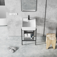 Lavabo européen pour la salle de bain, lavabo en céramique