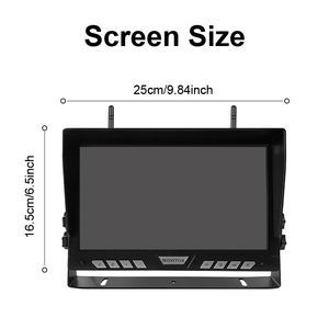 Wireless Solar Powered 7 Inch Monitor Dash Cam Magnetic Night Vision Waterproof Backup Rear View Camera for Trucks <b>Bus</b> - Product Image 5