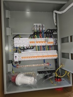 Armoire de distribution électrique triphasée AC, tableau de distribution industriel pour la distribution électrique primaire et secondaire
