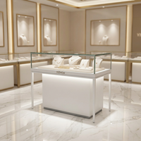 Premium Allround LED-Licht vitrine Robuste Schmuck vitrine für Heim geschäfte Ausstellungen und Sammlungen