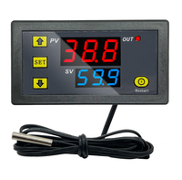 Mini régulateur de température numérique W3230 12V 24V 220V, thermostat, régulateur de chauffage et de refroidissement, thermorégulateur avec capteur