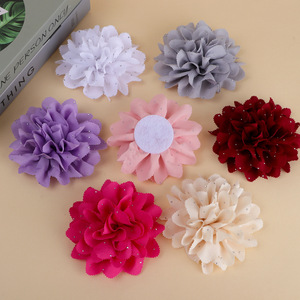 Adornos para el Cabello con Flores 3D, Tela, Pedrería, Camelia, Accesorios para Manualidades, Tocados de Novia - Product Image 2