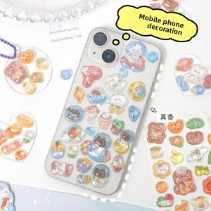 <strong>Childrens</strong> 3D Embossed PVC <strong>Stickers</strong> Cute Girl Cartoon Solid Shape Decorations for Phones and Water Bottles - Product Image 4