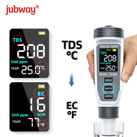Stylo testeur de qualité de l'eau TDS EC Température – Mètre multifonction 3-en-1 (0-9999ppm) – Recharge Type-C – Usage domestique – Version améliorée 2026