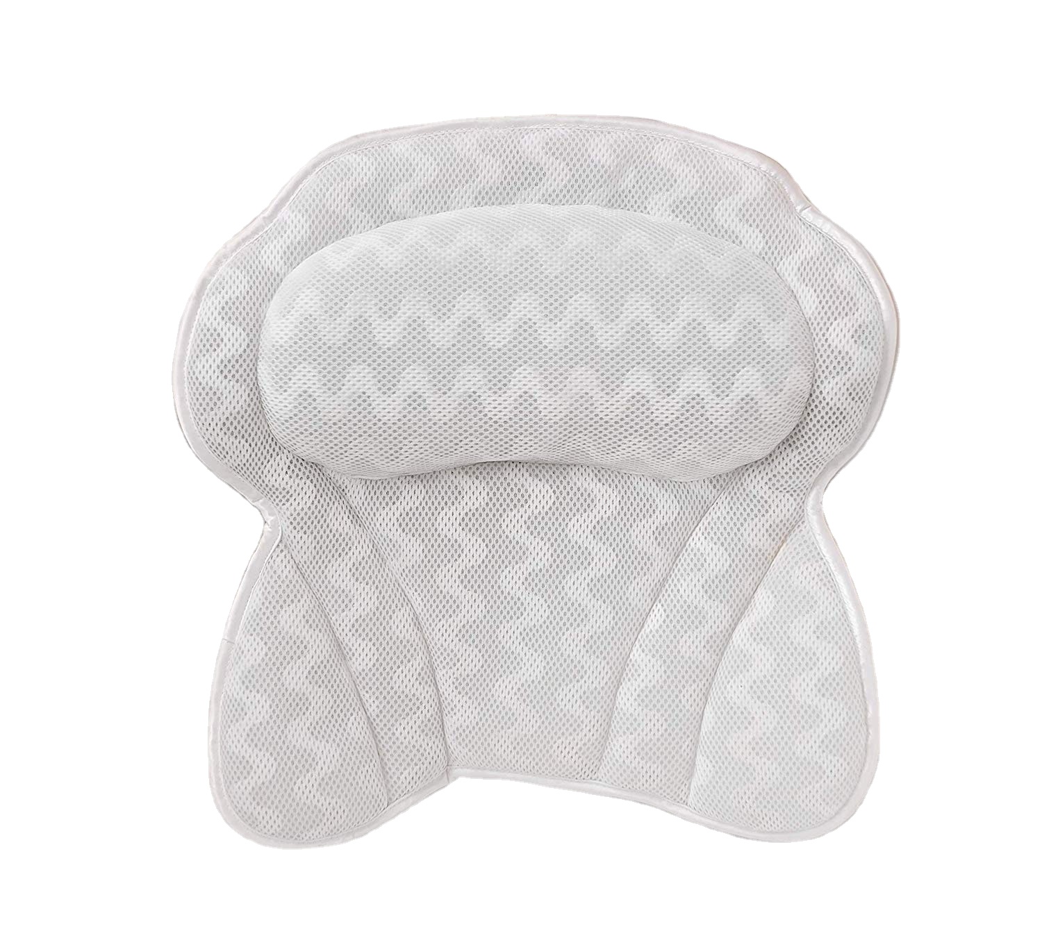 Домашняя подушка для ванной с поддержкой спины и шеи, спа-ванна с присосками, роскошная Водонепроницаемая Удобная 3D 4D подушка для ванной