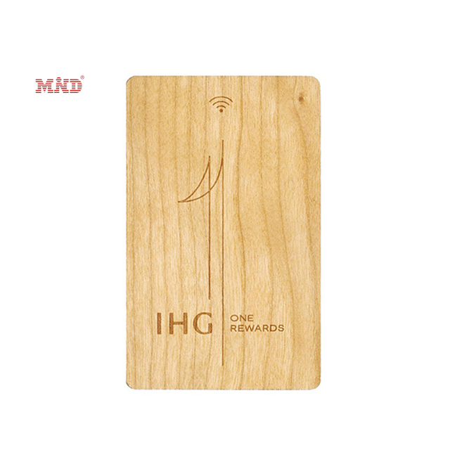 Smart Card Any Shape NFC Wooden Hotel Key Card Bamboo RFID Wood Business Cards