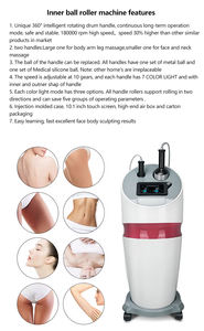 Yüz germe vücut kilo kaybı lenfatik drenaj selülit azaltma için CE sertifikalı Endosphere makinesi iç top şeklinde rulo - Product Image 5