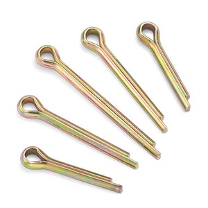 <span class=keywords><strong>ISO1234</strong></span> ชุบสังกะสี 70 #   สลักล็อคเหล็กกล้าคาร์บอน 5 มม. คุณภาพสูง ชุบสังกะสีเหลือง ขนาด M1 M1.5 M2 M2.5 M3 M4 M5 M6 M8 M10 - Product Image 2