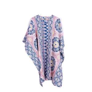 Kaftan en coton fait main le plus vendu pour femme, imprimé floral, écologique, style ample, tenue décontractée d'été, idéal pour se détendre au printemps - Product Image 5