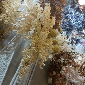 Long Cypress <b>Artificial</b> <b>Flowers</b> High Branch Arrangement 102cm Autumn Color Wedding Room Decoration - Product Image 3