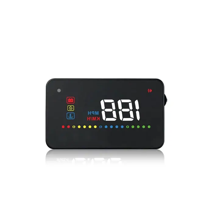 A200 HUD OBD2 Display Auto Digital Car Speedometer Head Up Display Security Alarm OBD Scanner Overspeed Warning