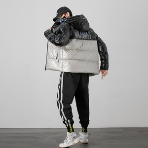 2020  man's winter suit wholesale 'man's <span class=keywords><strong>jacket</strong></span> padding sweat suits shiny <span class=keywords><strong>puffy</strong></span> <span class=keywords><strong>jacket</strong></span> - Product Image 2