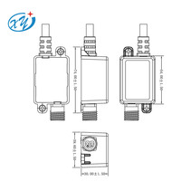 Alimentation PC étanche IP67 6W/12W/15W DC12V/24V Driver LED Transformateur à tension constante pour bande lumineuse de gouttière