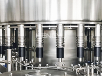 Machine de remplissage et de bouchage d'eau potable liquide en bouteille PET purifiée minérale miniature