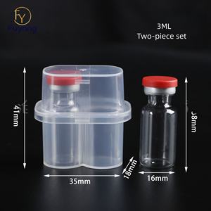 Коробка для флаконов из полипропилена (ПП) на 2 штуки, 3 мл и 5 мл, для хранения лиофилизированной вакцины, с возможностью нанесения логотипа, производство Гуандун - Product Image 2