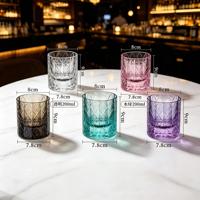 Vaso de Whisky de Cristal K9 Hecho a Mano, Tallado y Pulido, Vaso de Lujo para Beber Bourbon y Whisky Escocés, para el Hogar, Hotel o Bar, Ideal para Regalo