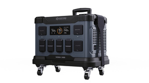 สถานีไฟฟ้าพกพาสำหรับใช้งานนอกบ้าน ราคาประหยัด 2000W 2400W 3600W 5000W 230V UPS เครื่องกำเนิดไฟฟ้าพลังงานแสงอาทิตย์ แบตเตอรี่ Lifepo4 สำหรับใช้ในบ้าน - Product Image 1