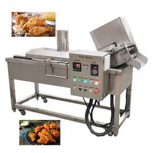 Machine commerciale automatique de friture de pommes de terre, poulet frit, Chips de banane, friteuse