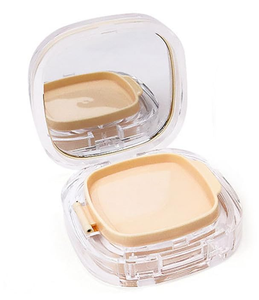 Square Magnet Flip <b>Powder</b> Box Can Hold <b>Powder</b> Puff <b>Powder</b> Box with Mirror - Product Image 5