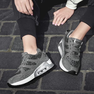 Meilleures ventes <span class=keywords><strong>de</strong></span> nouvelles chaussures <span class=keywords><strong>de</strong></span> sport décontractées à paillettes pour femmes avec semelles augmentant la hauteur-Tailles 35-40 - Product Image 5