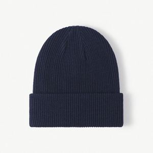 <b>Winter</b> Solid Color Plain Custom Embroidery Logo Acrylic Hexagonal Knit Skully Beanie <b>Hats</b> for Women <b>Men</b> Travel Breathable - Product Image 4