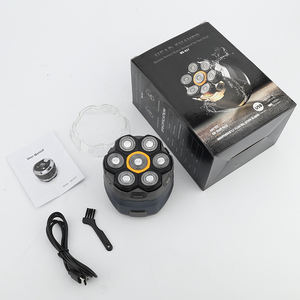 ماكينة حلاقة الرأس ريسوكسي WD-927 للصلعاء، بطارية 1400 مللي أمبير، 8500 دورة في الدقيقة، 7 شفرات، تصميم مغناطيسي، مقاومة للماء IPX6 - Product Image 2