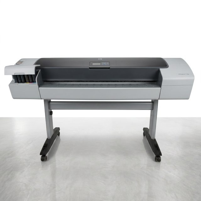 Used HP DesignJet T1100 Large Format Multifunction Plotter Print Copy Scan A0 CAD Inkjet Printer Machine