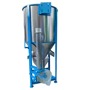 500Kg Plastic Particle Grains Vertical Mixer And Dryer Stainless Steel Granule Dry Powder Mixer