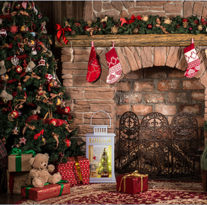 Juego de Regalo Conmemorativo de Navidad en el Cielo, Linterna de Metal Plateado con Adornos Navideños de Plástico, Decoraciones para la Pérdida de un Ser Querido - Product Image 5