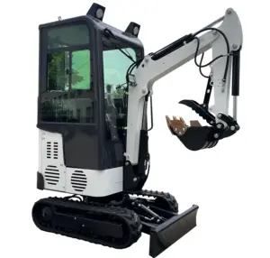 Kubota Yanmar Động Cơ Diesel Nhỏ Nhỏ Gọn Kéo Backhoe 0.8ton 1.5T 1.7 Tấn 2T Mini Backhoes Digger Máy Xúc Với Cab