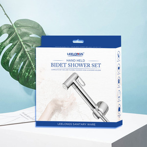 Ensemble de douche shattaf de bidet de toilette de combinaison sanitaire en laiton durable avec le tuyau de douche de PVC de ruban - Product Image 5