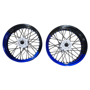 Juegos de ruedas Supermoto de dos colores de 17 pulgadas, ruedas de motocicleta de aleación de aluminio para <span class=keywords><strong>KTM</strong></span> SX SXF EXC 2002-2025 - Product Image 3