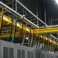 Goulotte de câblage pour centre de données, fibre optique, LSZH, ignifuge, installation rapide sans outil