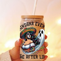 Envolturas DTF para Tazas Dead Before Cafecito Uh, Envolturas DTF para Tazas Notorious Diva, Pegatinas de Transferencia UV DTF para Llaveros