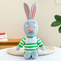 Jouets en peluche de dessin animé Posy et Pip, lapins en peluche, en polyester, pour bébés de 0 à 24 mois, unisexe, vente en gros pour l'exportation