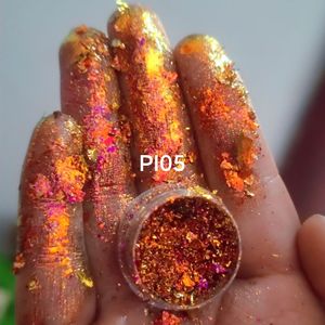 Unregelmäßige Sparkle Cosmetic Grade Multi chrom Chamäleon Flocken für Lidschatten Make-up - Product Image 5