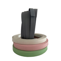 Bande de chant PVC ABS à surface fine, matériau écologique, épaisseur personnalisée pour le scellement des bords de meubles d'intérieur