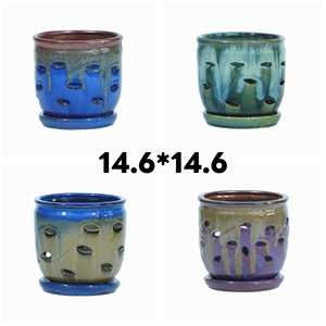 Vasos de Cerâmica Mini Quadrados para Suculentas, Design Profissional, Vasos para Interior - Product Image 3