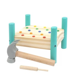 <span class=keywords><strong>Jeu</strong></span> de société en bois rond de haute qualité avec <span class=keywords><strong>marteau</strong></span>, simule l'expérience de clouage d'un ingénieur, développe la concentration, coffret cadeau - Product Image 3